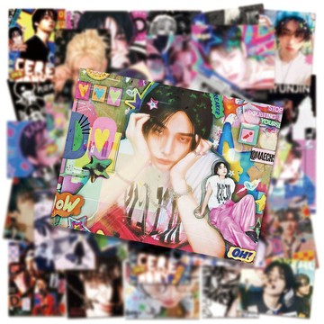 🔥熱門好物 臺灣出貨 100張StrayKids成員自拍貼紙韓流 kpop 周邊平板手賬本防水裝飾貼