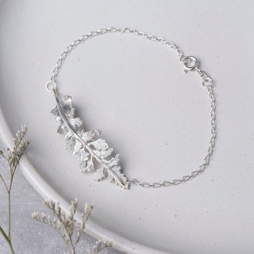 。植被之上。NO.06-3 密葉 波士頓蕨 手鍊/925銀