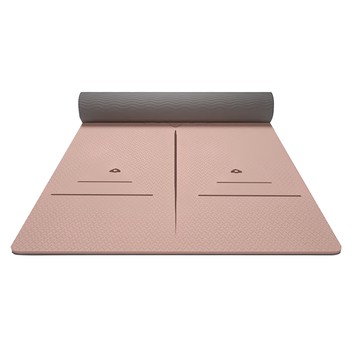 ANTIAN 加厚 防滑運動瑜伽墊  183 x 61 x 1cm  1個  淺粉色