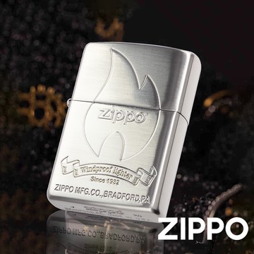 ZIPPO 經典瘋狂火焰標誌防風打火機 日本設計 官方正版 現貨 限量 禮物 送禮 終身保固 ZA-5-197