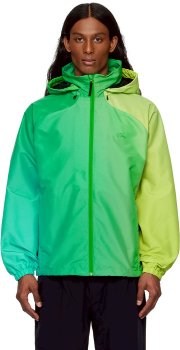 Dime 绿色 Gradient Windbreaker 夹克