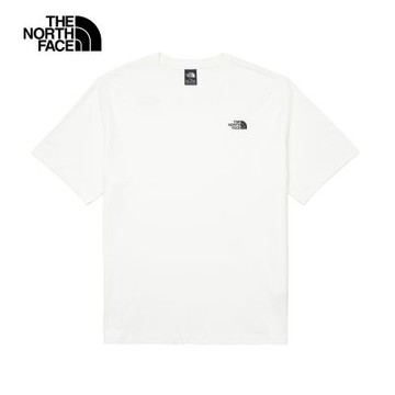 【The North Face 官方旗艦】北面男女款白色短袖T恤｜8GWEFN4