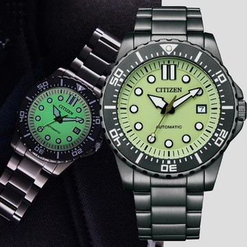 CITIZEN 星辰 Mechanical 夜光型者 自動上鍊 機械錶 男錶 NJ0177-84X 送禮 禮物 推薦