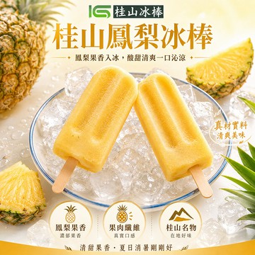 冰棒/雪糕 桂山電廠鳳梨冰棒88g*20支/盒