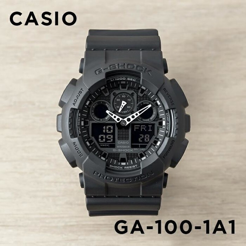 Fødested Indføre sammensatte 10年保証 CASIO G-SHOCK カシオ Gショック GA-100-1A1 腕時計 時計 ブランド メンズ キッズ 子供 男の子 アナデジ 日付  カレンダー 防水 ブラック 黒 通販 LINEポイント最大0.5%GET | LINEショッピング