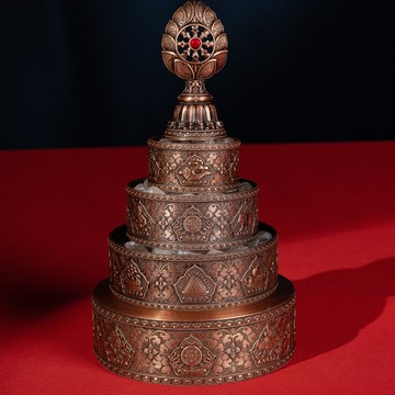 藏傳佛教 供佛用具 懷愛事業曼達盤