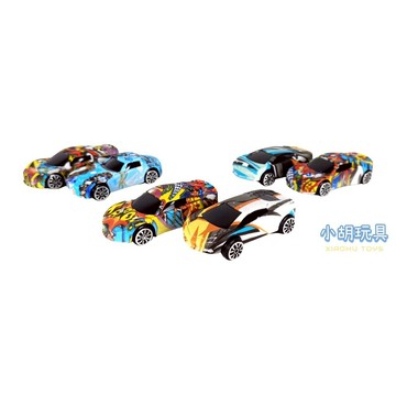 2入彩繪滑行車 塗鴉跑車 滑行車【小胡玩具(電子發票)】