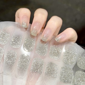 22 貼/張 美甲貼 穿戴甲貼片 短款 穿戴式美甲 指甲貼片 美甲貼片 光療美甲