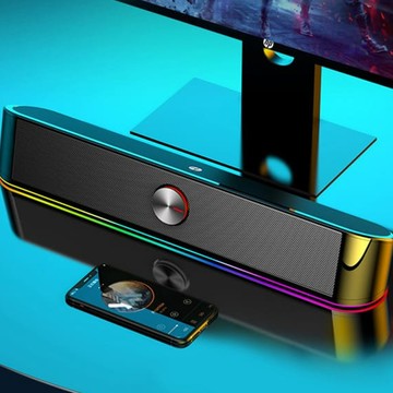HP 惠普 DHE-6002S Soundbar RGB多媒體長型喇叭