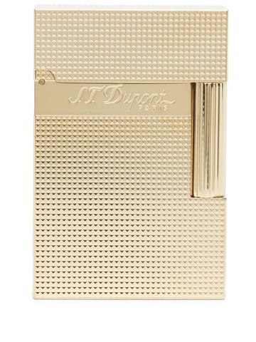 S.T. Dupont - gold-plated engraved-logo lighter - unisex - Gold Plated - One Size