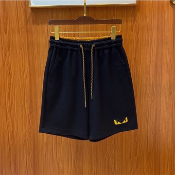 25年夏季新款男女潮牌休閑寬松直筒情侶惡魔之眼小芬短褲H1006