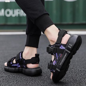 涼鞋夏季男款2025新款防滑軟底兩用涼拖鞋男士開車休閑運動沙灘鞋