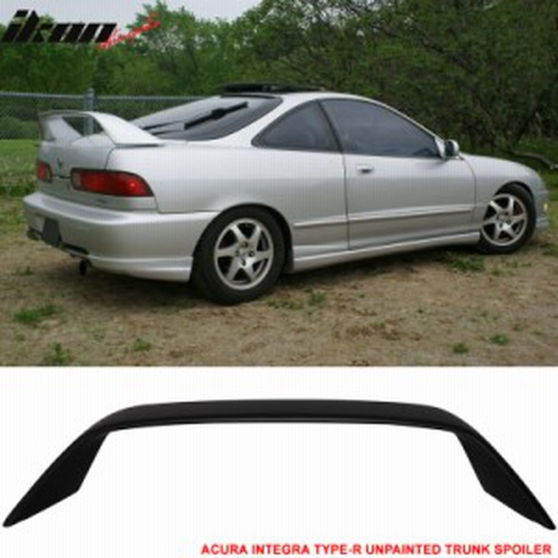 USスポイラーABS JDM Black 94-01 Acura Integra DB8 DC2タイプR  3Dハッチバックトランク・スポイラー・ウイング | LINEブランドカタログ