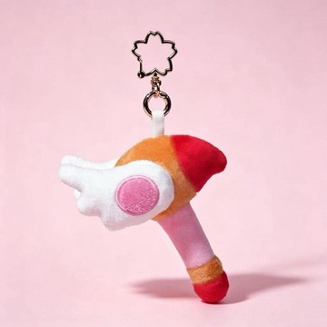 ✨元氣新品✨迷你鳥頭毛絨掛件異型金屬掛環HSPZ