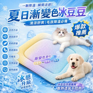 【台灣熱銷】夏季冰窩冰墊 貓狗窩3D涼感 冰豆豆墊子 居家透氣狗墊子 寵物用品涼蓆