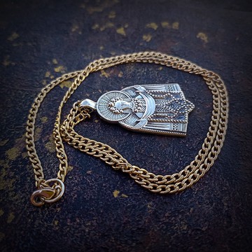 手工烏克蘭黃銅墜飾項鍊，烏克蘭手工飾品，烏克蘭