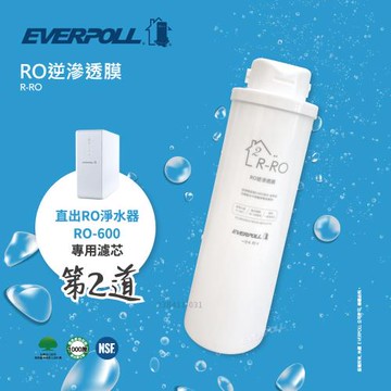 EVERPOLL RO-600/RO600 RO逆滲透純水機專用專用第二道RO逆滲透膜濾心/濾芯R-RO