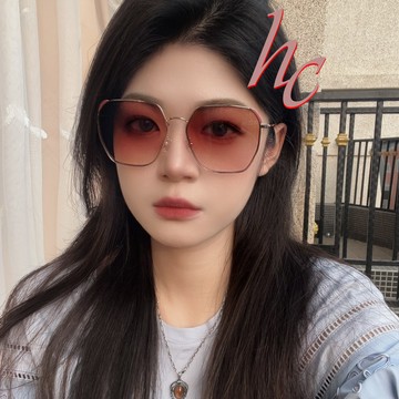 COACH 蔻馳 亞洲版 時尚金屬大鏡面太陽眼鏡 典雅簡約設計 HC7165D 933113 玫瑰金框漸層鏡片 公司貨