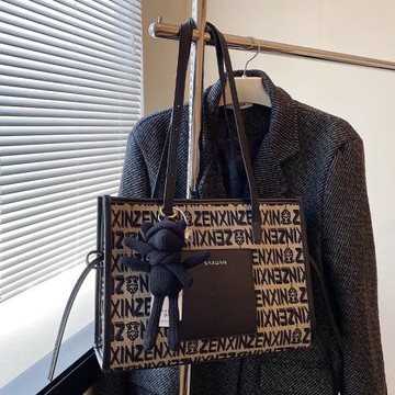 大容量包包女秋冬新款2022高級感復古小眾托特包高顏值時尚單肩包