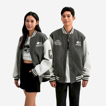 Roots 皮衣- ROOTS NOVA PARK 皮革棒球外套