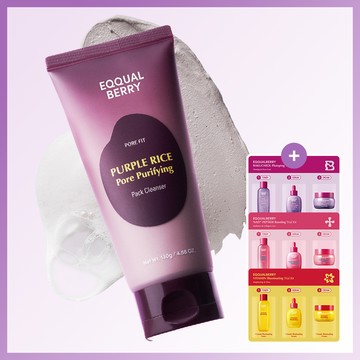 EQQUALBERRY Purple Rice Pore Pack Cleanser 130ml