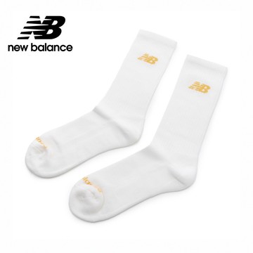 【New Balance】 NB 棉質長襪_中性_白色_LAS51291YL