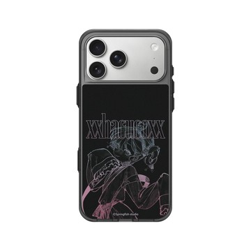 iPhone 17 Pro Max Clear (相機按鈕) 酷墨灰 - 瑟拉斯蒂歐 - 白白虹 - 戲嬰那白比手機殼殼