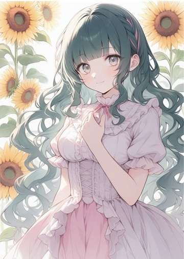 ねこのこ 2026 Summer Collection 陽 ori 貼紙 向日葵的微笑