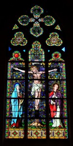 絵画風 壁紙ポスター ステンドグラス 教会の窓 キリスト 十字架 教会堂 西洋館 装飾 キリスト教 Wsdg 009s1 576mm 1152mm 通販 Lineポイント最大6 0 Get Lineショッピング