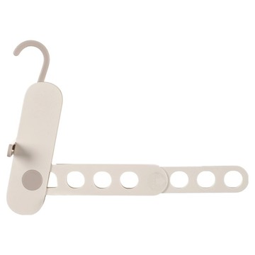 FaSoLa 摺疊式旅行專用7連勾曬衣架  23.7 x 20~31 x 11cm  白色