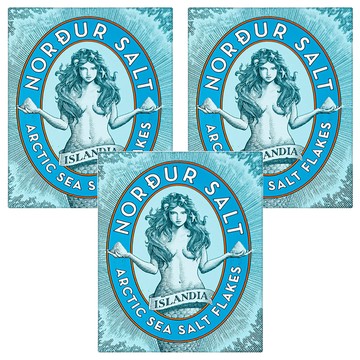 NORDUR 冰島女神 海鹽 原味  125g  3盒