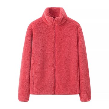 女裝 冬季新款 立領搖粒絨保暖抓絨衣夾克珊瑚絨長袖外套 459749