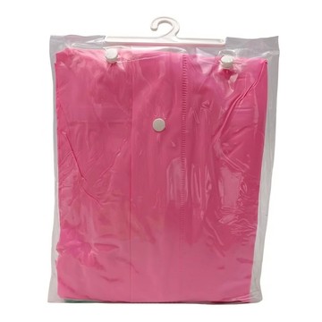 Crocodile 鱷魚 水漾PVC太空雨衣 ONE SIZE 適用身高156~180cm  XXL  粉紅色