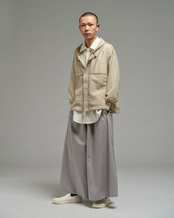 Unisex：連帽夾克 (沙色)