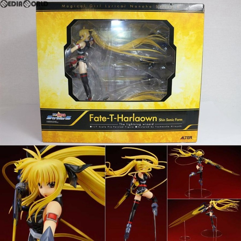 中古即納』{FIG}フェイト・T・ハラオウン(Fate T Harlaown) 真・ソニックフォーム 魔法少女リリカルなのはStrikerS 1/7  完成品 フィギュア アルター(20091130) | LINEブランドカタログ