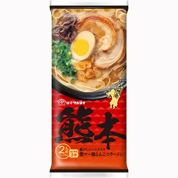 丸太  熊本黑麻油豚骨拉麵186g