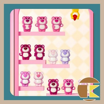 【5月預購】迪士尼 草莓熊系列 迷你粒手辦 公仔 收藏 玩具 一中盒9入｜愛蛋客