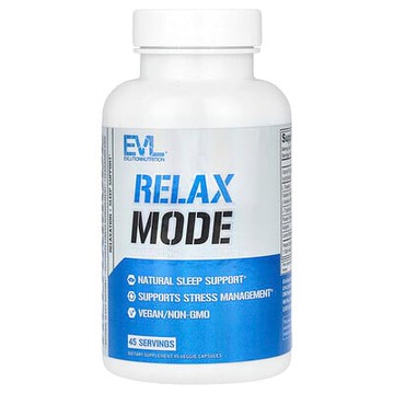 EVLution Nutrition, RelaxMode，45 素食膠囊