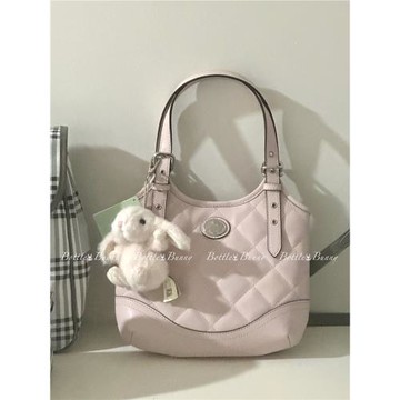 (BottleBunny）小香香粉色菱格包包單肩手提包