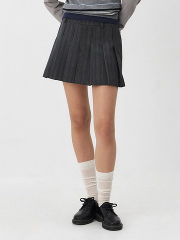 25PS LIDO SKIRT-PANTS MINI SKIRT [2COLORS]