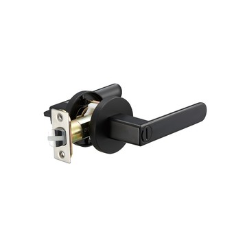 Kwikset 日規浴廁板手鎖 平光黑 950930