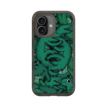 iPhone 17 AirX 本質黑 - 怪奇事物所 Incrediville - 肥尾鱷魚密集恐懼症