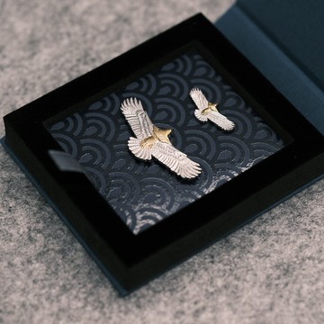 【時尚飾物】SOULITE Eagle Pin Silver 胸針與心口針