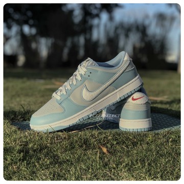 【逢甲 FUZZY】Nike Dunk Low Worn Blue 藍灰 毛毛勾 冰雪奇緣 FB1871-011