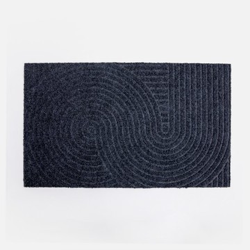 伊登無紡布戶外踏墊45x75cm 迴紋灰