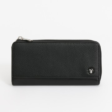 ✨型男日常 買就送小物收納包│PLAYBOY-L拉長夾 Macho系列 -黑色(141-0311-09-3)