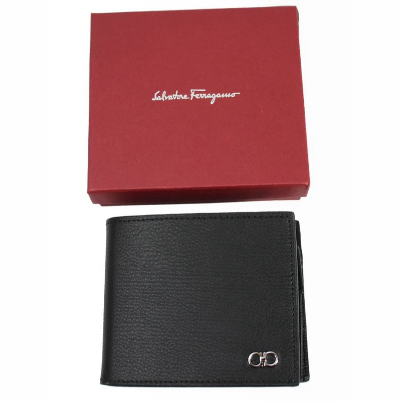 フェラガモ 財布 メンズ FERRAGAMO 二つ折り財布 ガンチーニ
