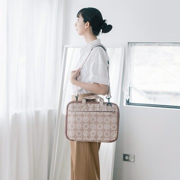 13吋筆電收納包-機能款/烏秋圈圈/茶色玫瑰/經典新色II 筆電包