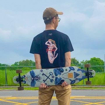 緋絡(FILO) 復古風格手繪 PIN UP T SHIRT T衫