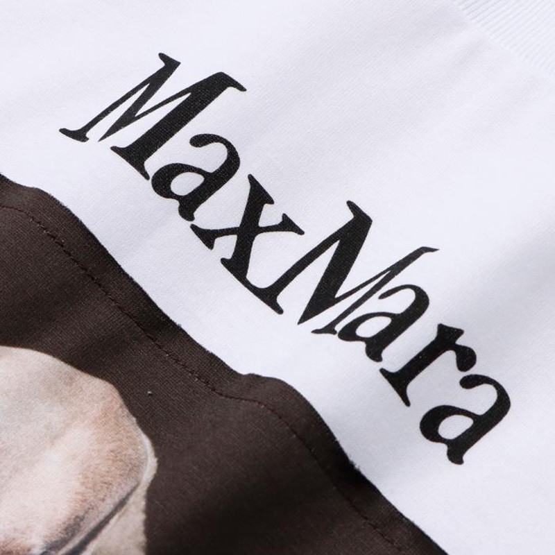 マックスマーラ MAX MARA Tシャツ VALIDO ウェグマンプリント 半袖